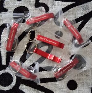 Budweiser Red Keychain Bottle Opener